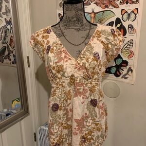 Floral Print Women's Top